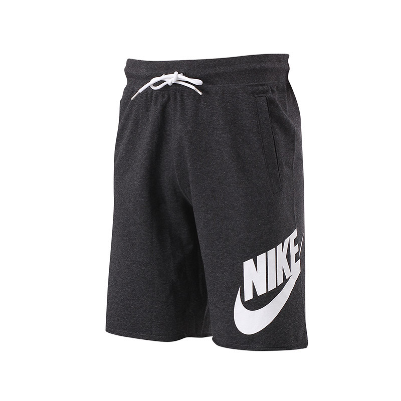 NIKE耐克男裤运动短裤2018夏季新款休闲透气印花针织运动裤836278 黑色 XXL