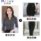 Mtiny夏季OL职业装女装套装裙夏装女士正装工作服条纹短袖衬衫套裙工装 3XL 黑条纹衬衫+裤+裙