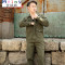 Mtiny纯棉工作服套装男夏秋季电焊作训服汽修劳保服长袖工程服工装上衣 175单上衣 夏半袖