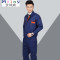Mtiny春秋工作服套装男女长袖汽修车间工人厂服工装劳保工程服定制 180/XXL 灰色1套装