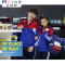 Mtiny夏季学生校服套装纯棉大码短袖运动套装长裤小学初中高中学生班服_8 夏装2XL 女装红色