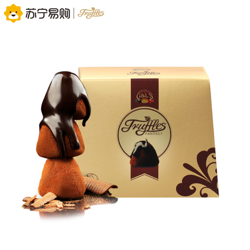 比利时进口 Truffles 德菲丝 松露形代可可脂巧克力 经典香醇型 100g