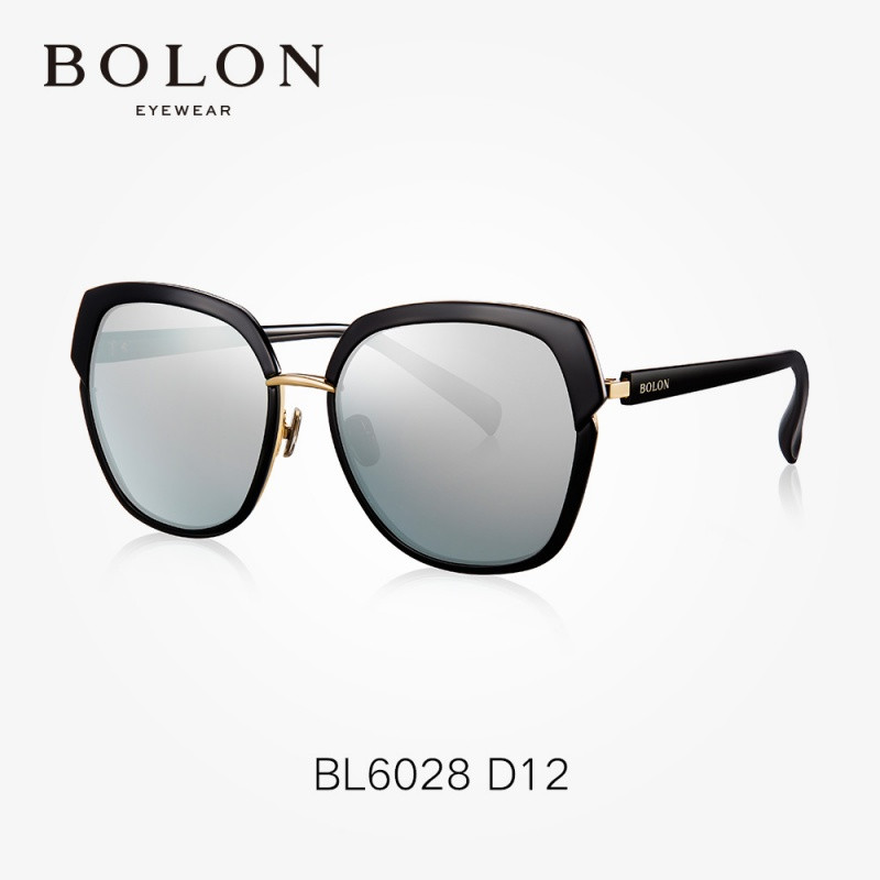 BOLON 暴龙太阳镜女 时尚墨镜 高清偏光太阳眼镜潮 BL60281_5 绿色