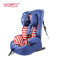 文博仕 加大型儿童安全座椅 宝宝婴儿汽车座椅 9个月-12岁可选配isofix MXZ-EA 星条旗ISOFIX+LATCH硬接口
