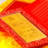 素竹 黄金足金金条红包金钞 连年有余 1克 佳节喜事赠礼 1克福字红包