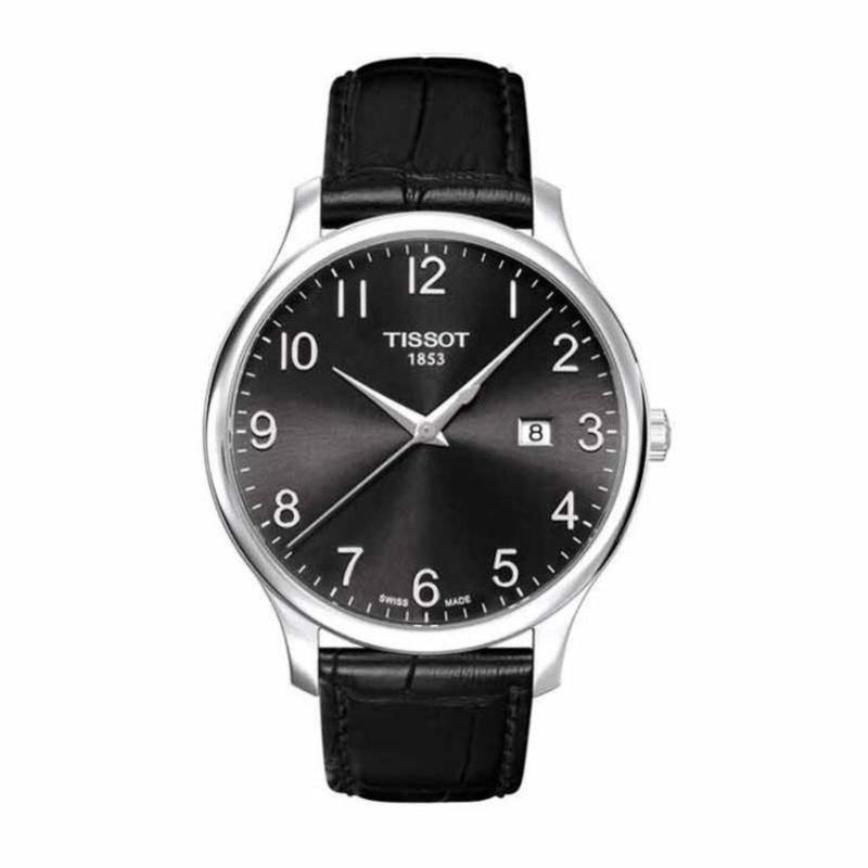 天梭(TISSOT)手表 俊雅系列 日历简约时尚男士石英表 T063.610.1 T063.610.16.052.00