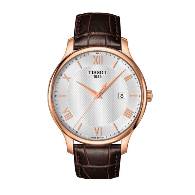 天梭(TISSOT)手表 俊雅系列 日历简约时尚男士石英表 T063.610.1 T063.610.36.038.00