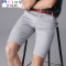 Mtiny高弹力休闲短裤男夏季超薄款5分中裤五分男裤子马裤大码_1_4 32 灰色