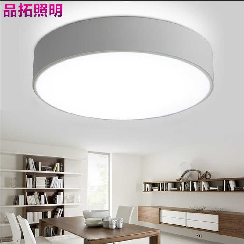 Grevol品拓PINTUO圆形LED吸顶灯卧室灯简约现代吸顶灯个性创意大气亚克力客厅灯餐厅灯阳台卧室灯具15M2