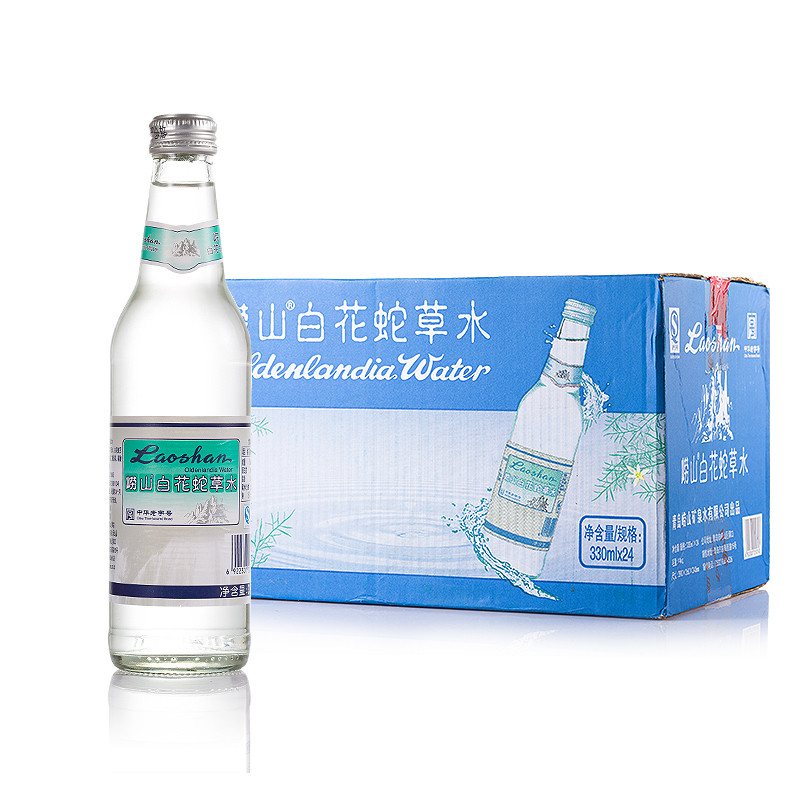 崂山系列 崂山白花蛇草水 瓶装 330ml 24图片 高清实拍图 苏宁易购