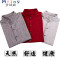 Mtiny夏季亚麻衬衫男短袖宽松立领休闲衬衣爸爸装中年2017新款 195/XXXXL 1702蓝色