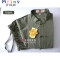 Mtiny春夏唐装套装男式衣裤休闲服纯棉中老年练功居士服手工盘扣包邮 180/XXL 军绿色长袖套装