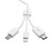品胜(PISEN) 三合一充电数据线 一拖三 iphone7 7p 6s 安卓Micro usb type-C接口