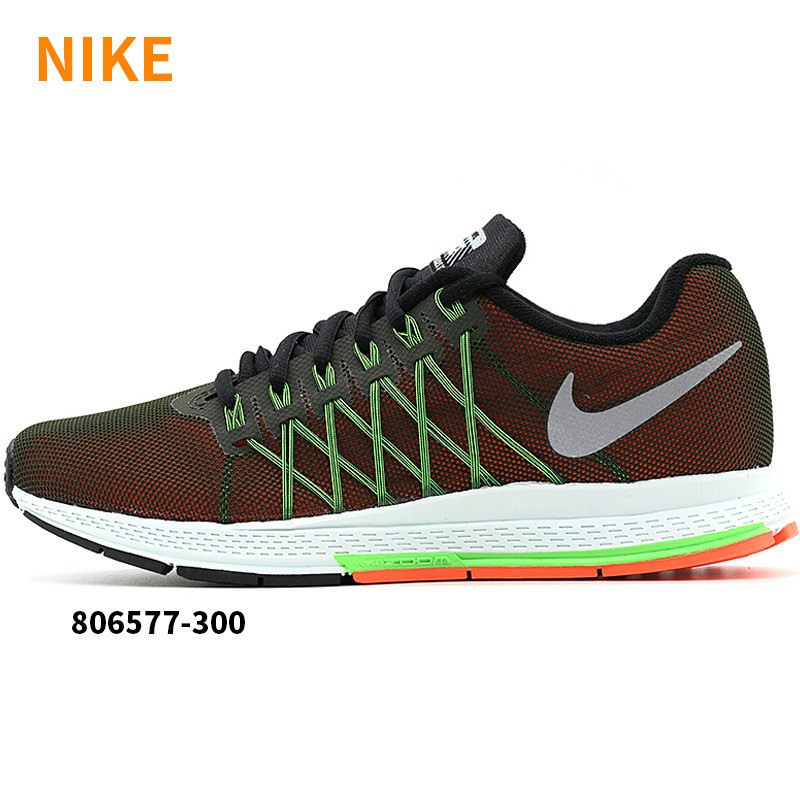 耐克女鞋 2016春季Air Zoom Pegasus 32气垫跑步鞋806577-500\806577-300 绿色 37.5码