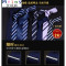 Mtiny新品礼盒装男士商务正装男领带8CM波点蓝色条纹结婚领带纯色 紫罗兰G857
