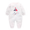 爬爬酷（papacool）新生婴儿连体衣爬衣航海系列系列婴儿衣服秋季新品童装 白色帆船 73cm