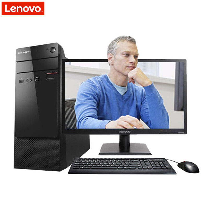 联想(Lenovo)扬天M4601k 商用台式电脑 20.7英寸显示器（G4560 4GB 500GB 无光驱 W10）