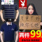 Mtiny夏季中年男士短袖T恤翻领大码中老年男装纯棉体恤衫40-50岁爸爸装 185适合175-190斤以下 32上青+16上青