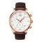 天梭 TISSOT 俊雅系列超薄皮帶石英男錶 T063.617.36.037.00 棕色