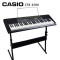 CASIO卡西欧CTK-2500/3500/1500成人儿童教学力度61键考级智能电子琴 CTK-2500+琴架+琴罩+耳机+接头+擦琴布=829
