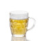 创意无铅玻璃啤酒杯 刻花啤酒杯