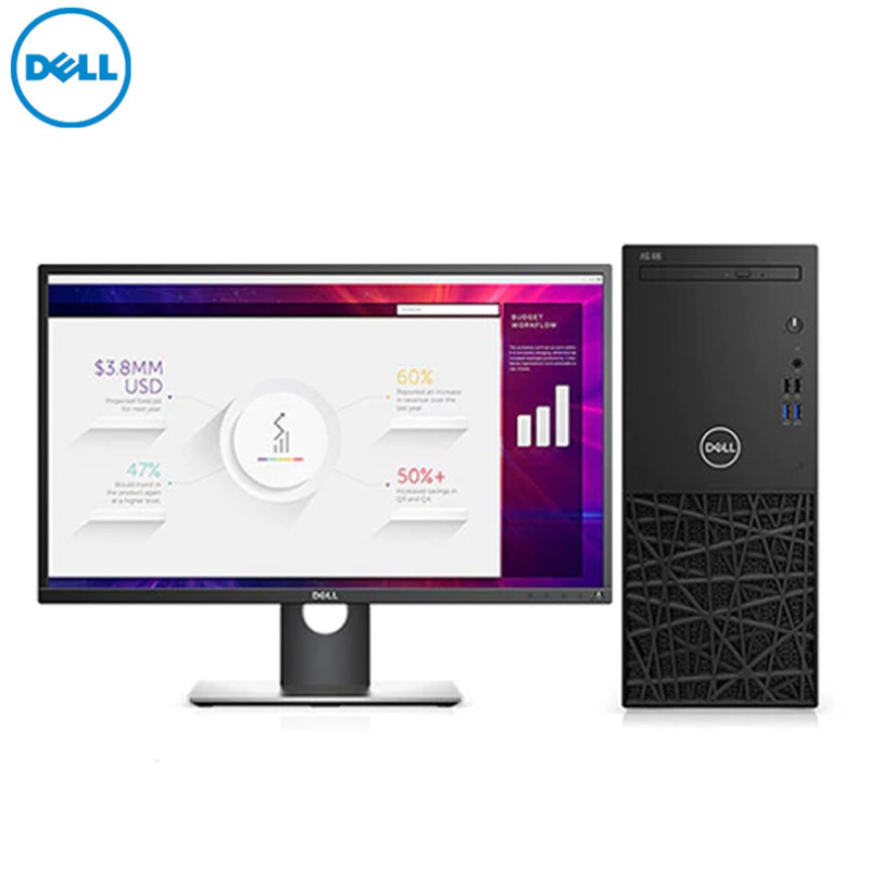 戴尔（Dell）成铭3967商用台式电脑整机 23.8英寸显示器（ I5-6500 8G 1T )