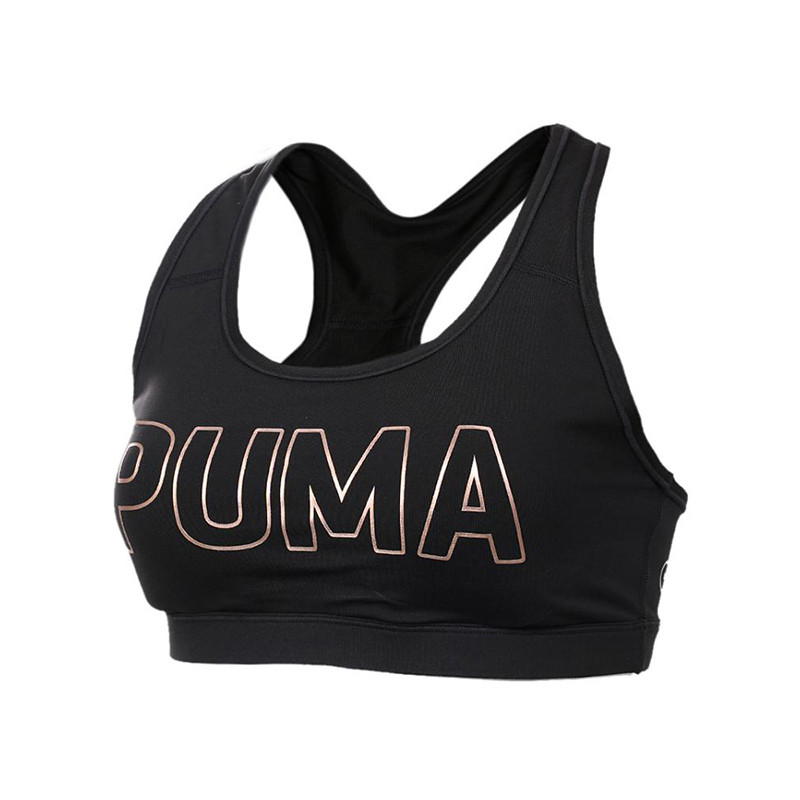 Puma/彪马 女装 2017秋季新款休闲透气运动文胸透气健身衣516005-01-02 L/CD 516005-01