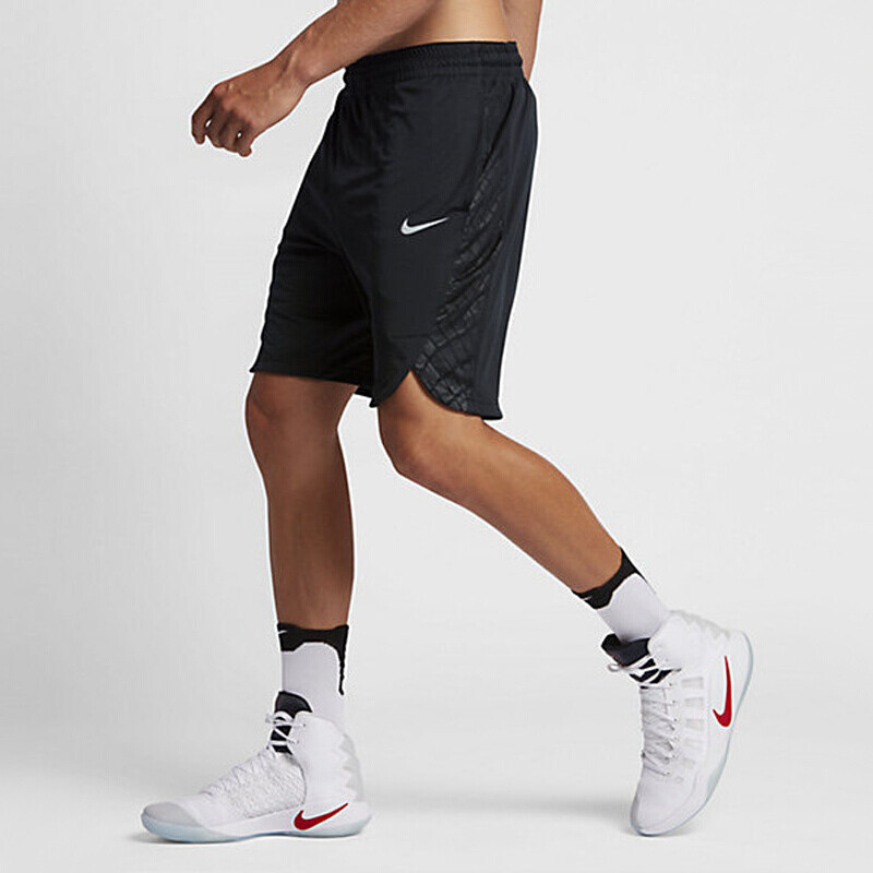耐克NIKE 宜动 男子篮球运动短裤 夏季跑步训练速干五分裤 776120 776120-011黑色 2XL