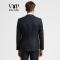 花花公子贵宾西服套装男士修身休闲西装商务职业正装 深藏青wt11652764 50A