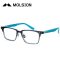 陌森MOLSION2017光学架复古经典光学架可配眼镜片男女款舒适全框MJ5016 B11