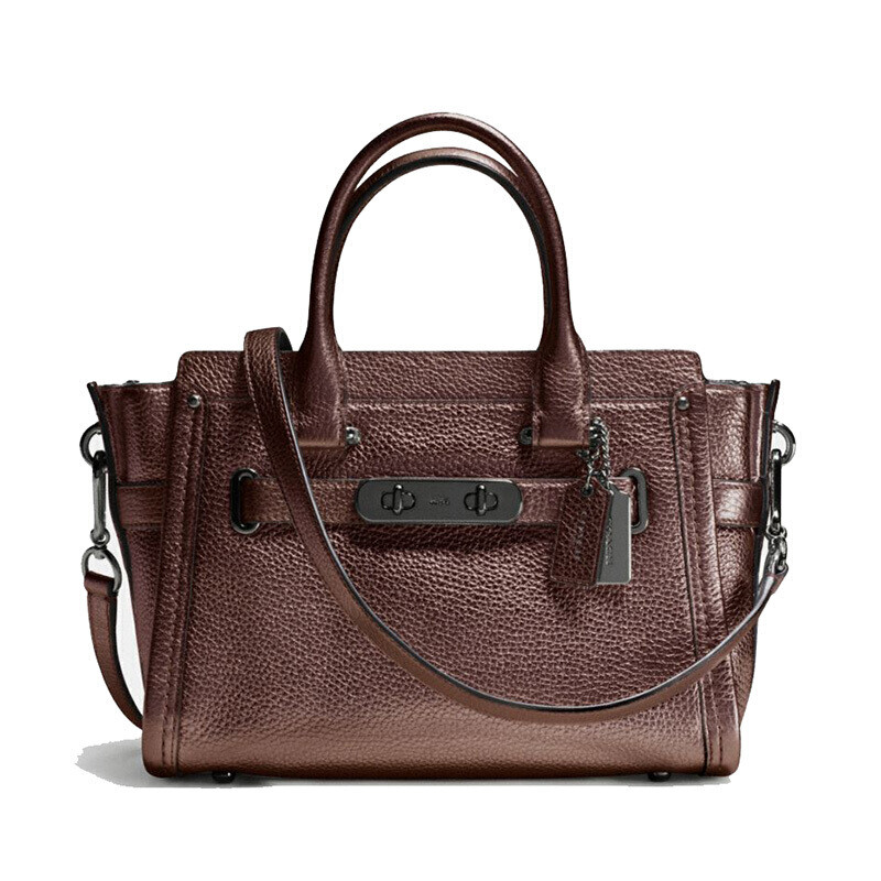 COACH/蔻驰 新款时尚手提斜挎包 二色选 34816 古铜色