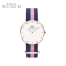 丹尼尔惠灵顿（DanielWellington）DW女士手表时尚石英尼龙表带情侣表女款 DW00100077