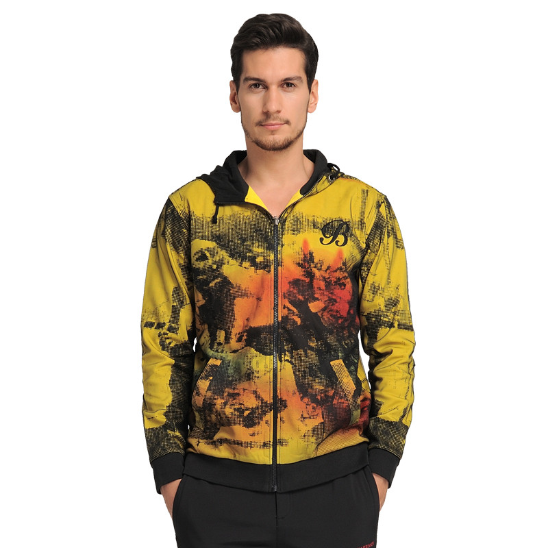 凯瑞摩(karrimor)秋冬时尚带帽卫衣 M 黄色