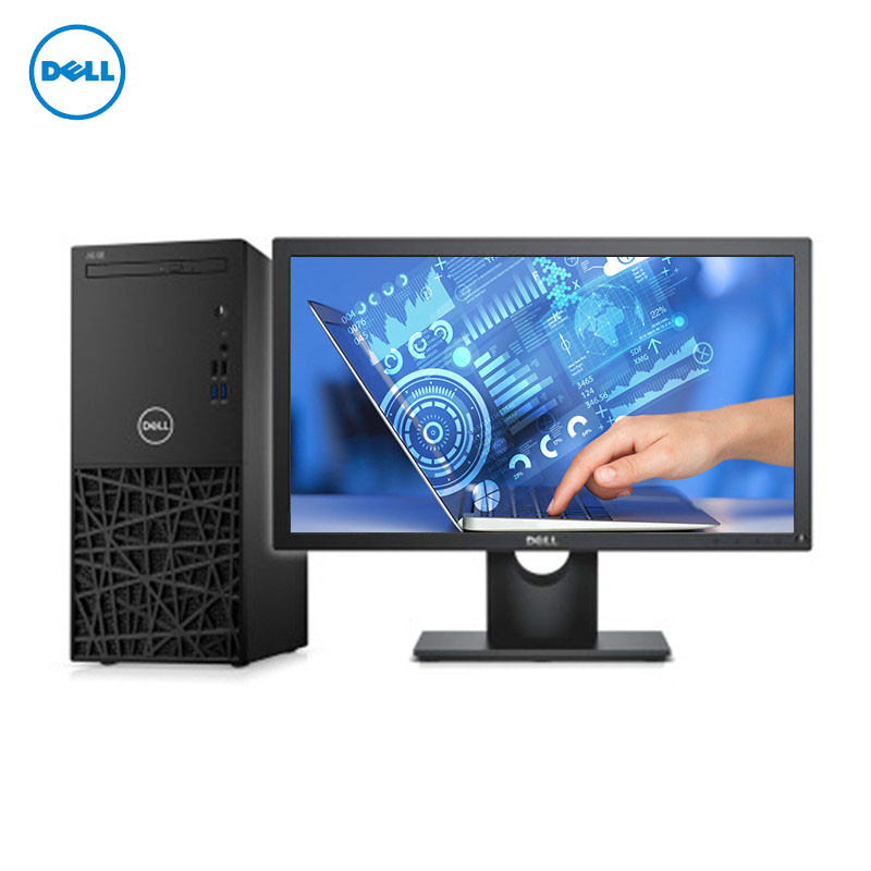 戴尔(DELL)成铭3967 台式办公电脑整机 19.5英寸显示器(i3-6100 4GB 1TB DVDRW 集显)