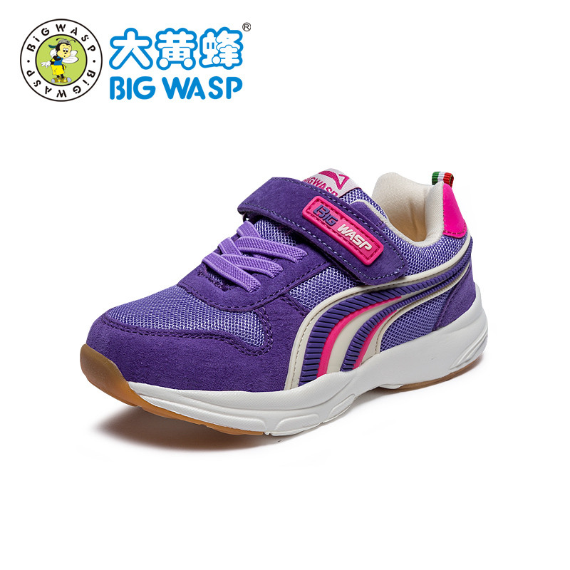 大黄蜂宝宝鞋子学步鞋 秋季男童机能鞋 幼儿小童运动鞋1-2-3-6岁 紫色 26码/16.5cm内长