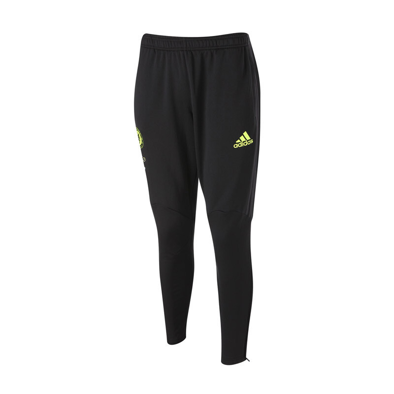 adidas阿迪达斯男装运动长裤切尔西训练运动服AP5611黑+花岗岩灰+亮黄荧光 2XL 默认颜色