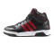 adidas阿迪达斯男鞋板鞋高帮运动鞋 AW3994黑色+红+红 40
