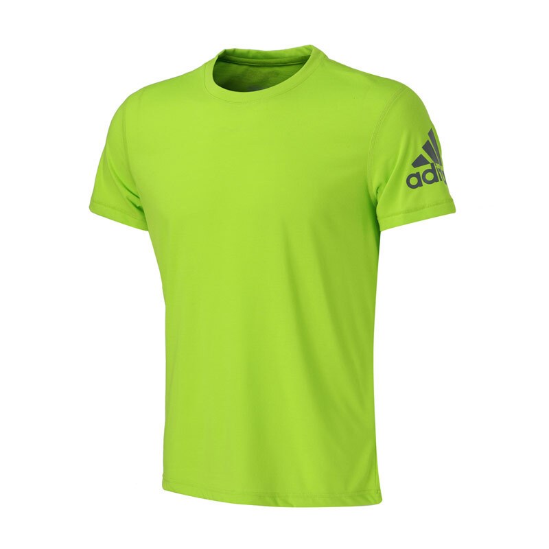 adidas阿迪达斯男装短袖T恤运动服AK0675半荧光绿 2XL 默认颜色