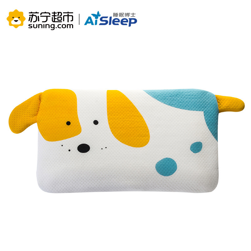 睡眠博士(AiSleep) 梦精灵卡通可调节护颈椎儿童记忆棉枕头 50*30*2.5*3.5cm
