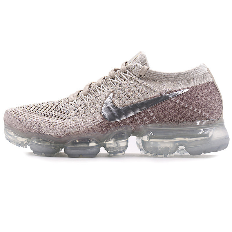 NIKE 耐克 男女鞋新款 AIR VAPORMAX FLYKNIT 2018耐磨大气垫透气跑步运动鞋 849557 褐色849557-202 37码