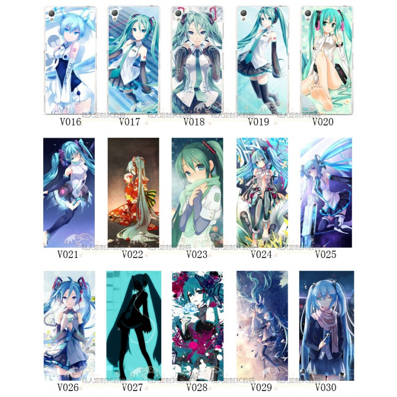 2017款初音未来索尼Z5P手机壳Z4Z3保护壳X/XC/XP/XZ外壳XAUltra包邮 Z5C/Z5mini