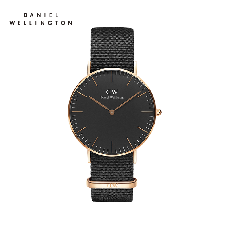 丹尼尔惠灵顿（DanielWellington）女士手表时尚简约石英表尼龙腕表dw手表女_1 DW00100150