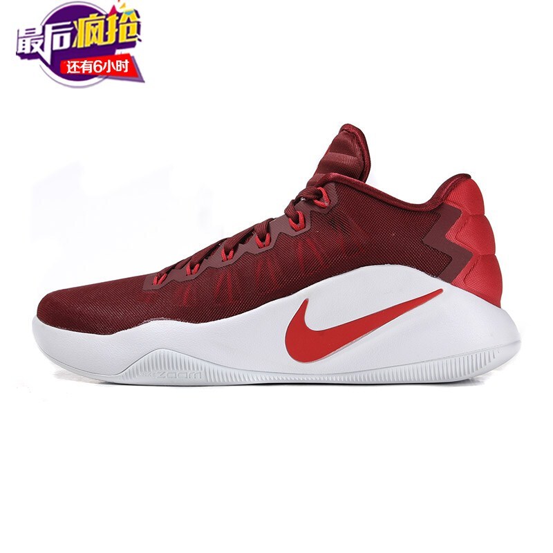 NIKE耐克男鞋篮球鞋低帮运动鞋篮球-002 844364-616大学红+队红+白 47.5