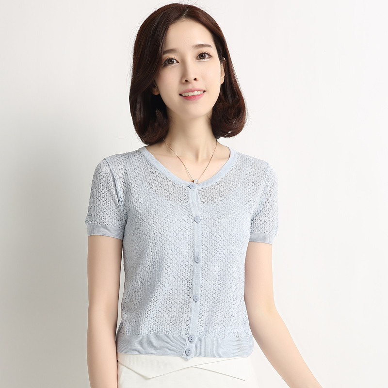 恒源祥女开衫+TM50E60102 95/L 浅灰