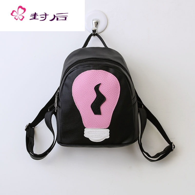 封后男女孩背包2-3-4-5-6岁小孩子儿童双肩包女韩版潮外出迷你小书包_3 粉红色灯泡