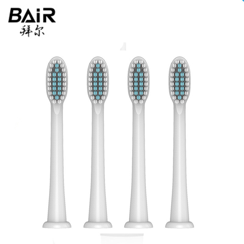 拜尔（BAIR）原装电动牙刷头 软毛刷头 X1配套刷头 蓝色