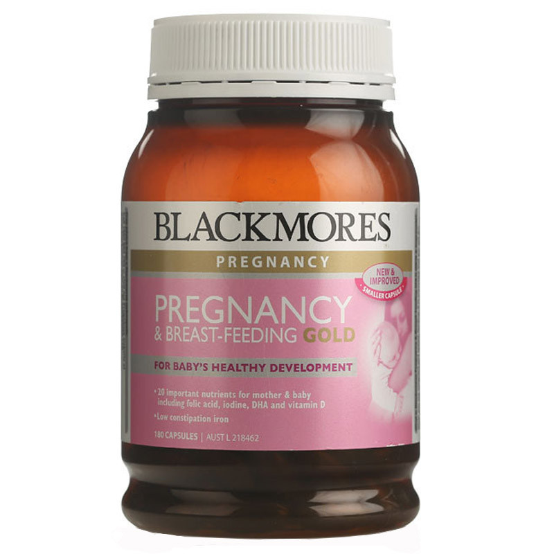澳佳宝(Blackmores) 孕妇黄金营养素 含叶酸DHA 保护胎儿健康 180粒