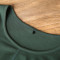 裂帛2017秋装新款圆领刺绣长袖打底衫百搭宽松针织T恤女 S 绿色