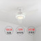 尊阁吊扇灯简约现代292北欧客厅餐厅卧室灯具带LED遥控电风扇吊灯 壁控版联系客服