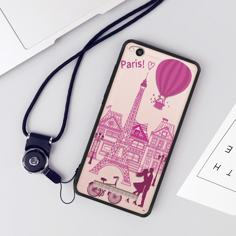 4A手机壳Redmi4A带挂绳hongmi4A软胶小米2